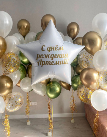 Большой набор шаров на день рождения